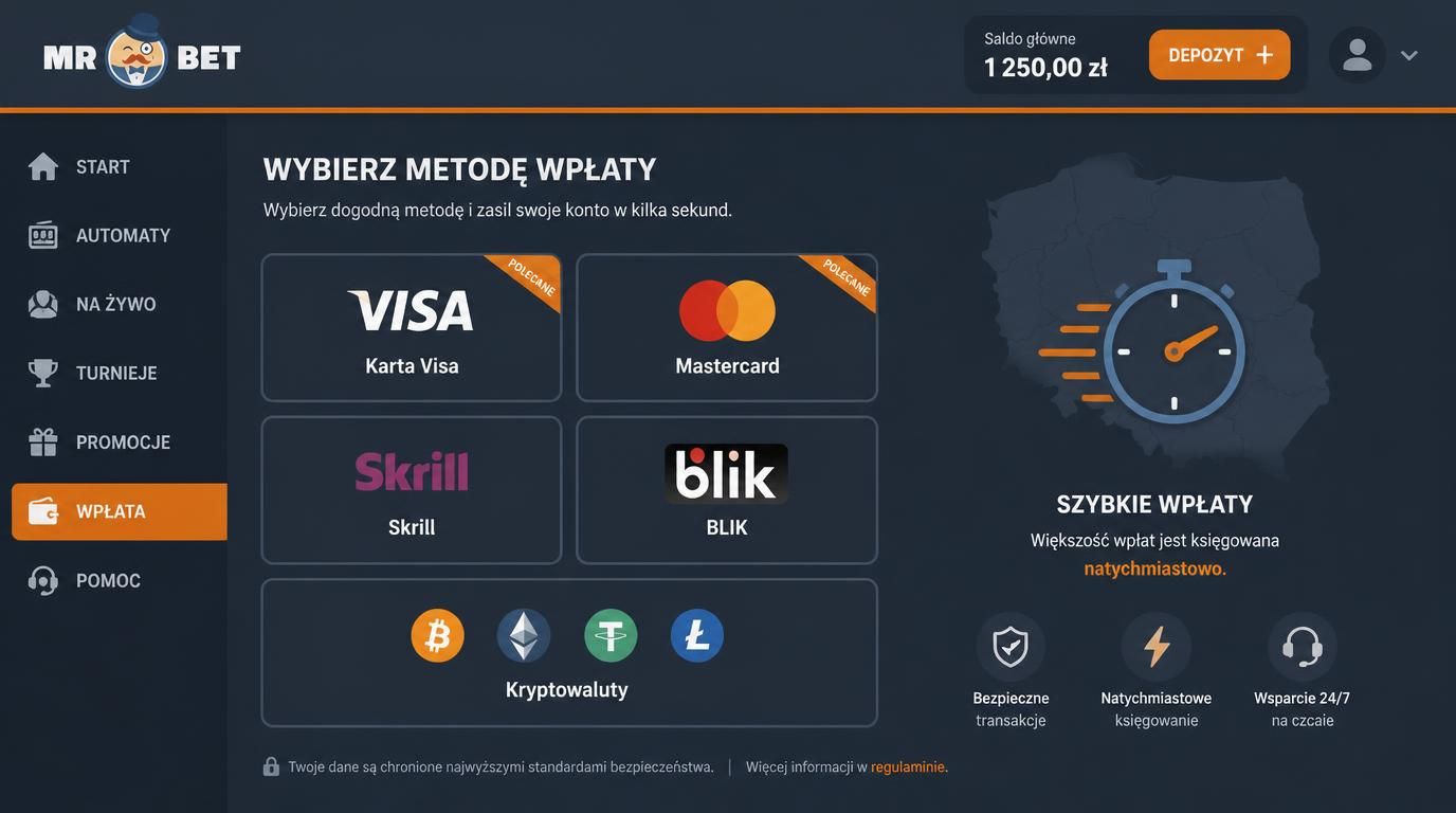 „Metody wpłat dla polskiego gracza: BLIK, karta, muel… kontrola szybkości” 