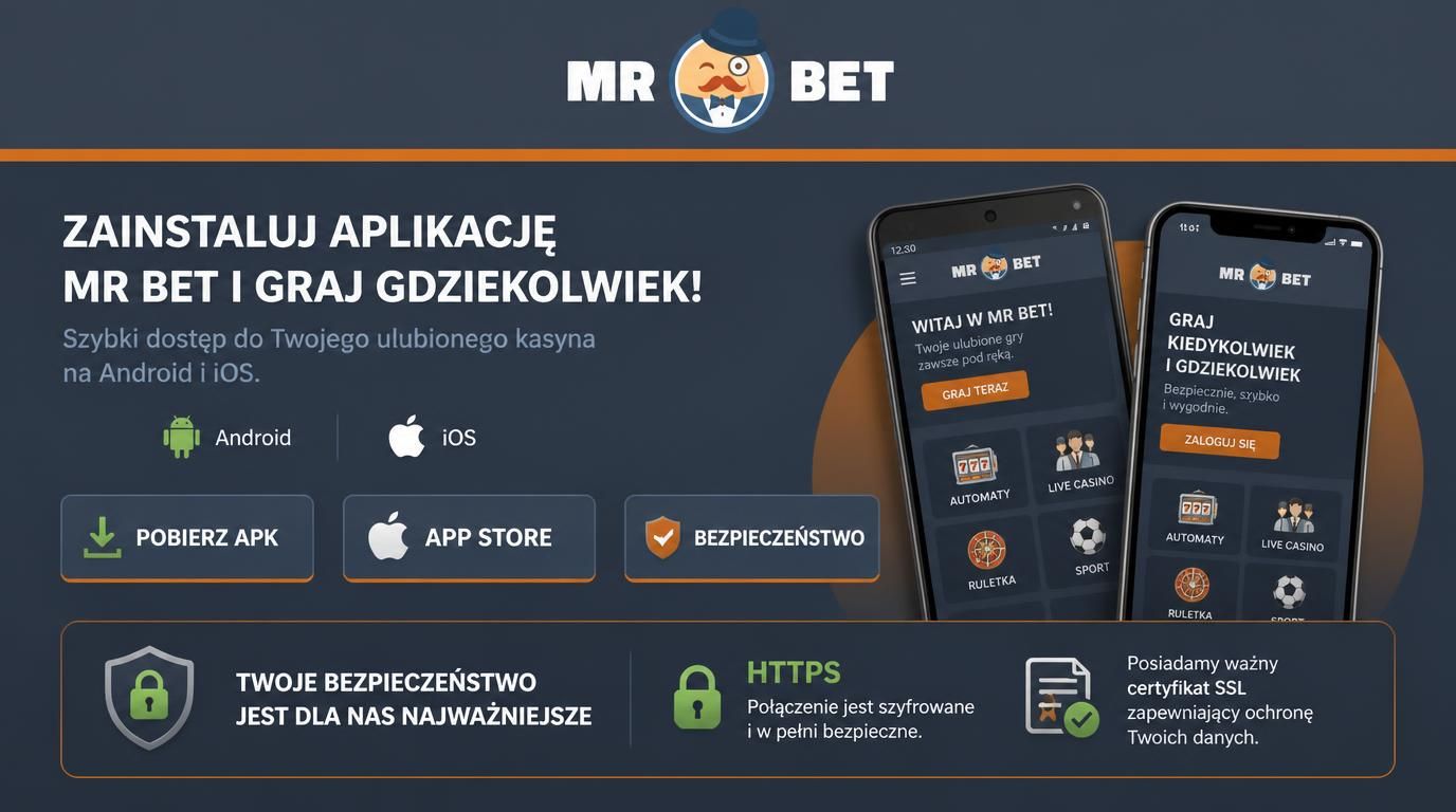 Bezpieczna instalacja aplikacji Mr Bet na Androidzie i iOS